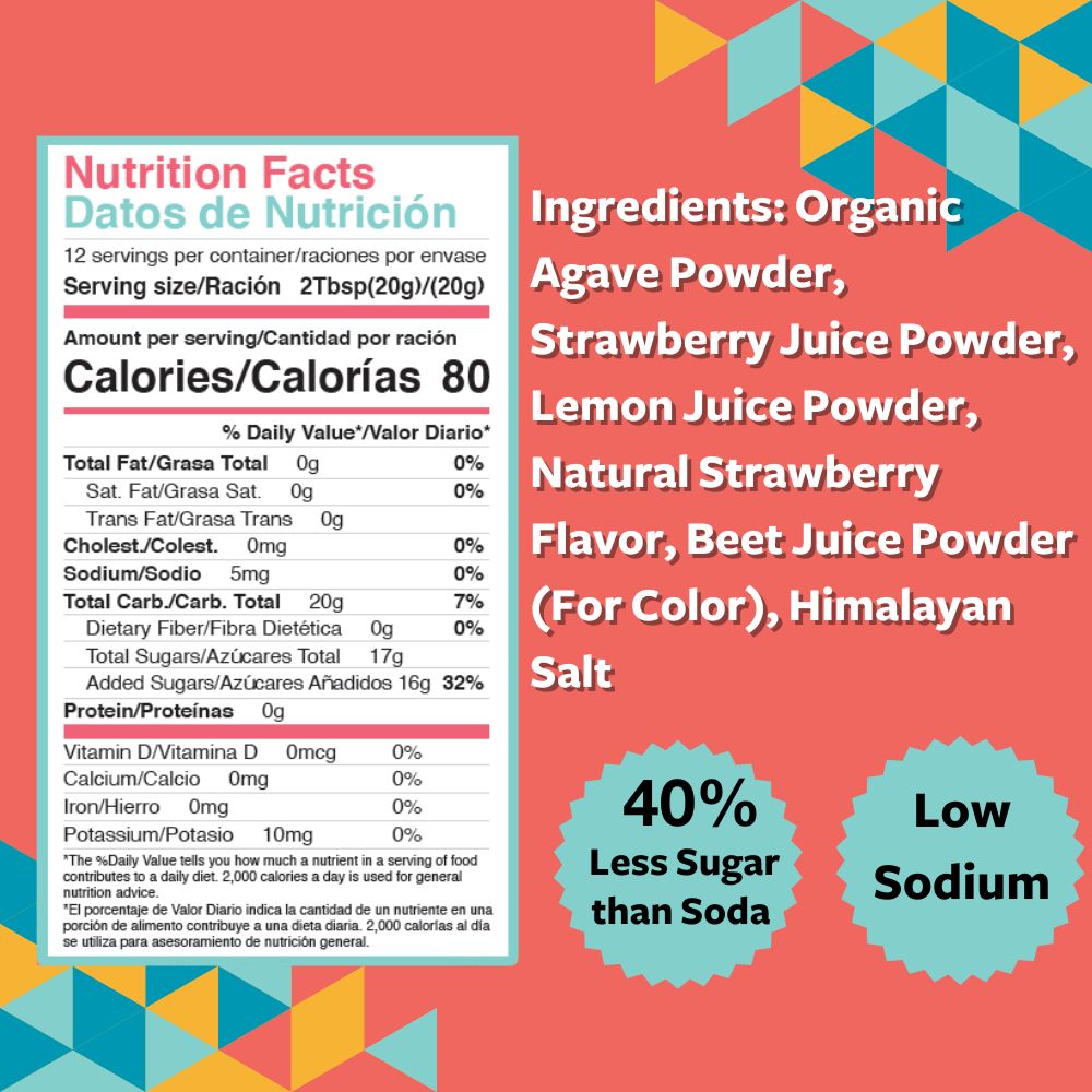Strawberry Agua Fresca Mix