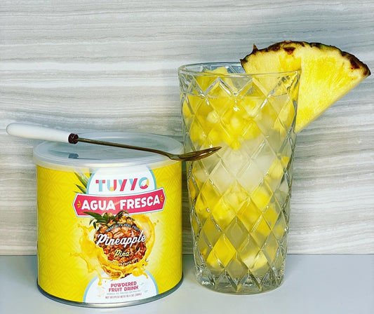 Pineapple Agua Fresca with Topo Chico