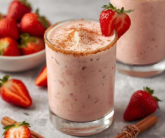 Instant Strawberry Horchata Agua Fresca