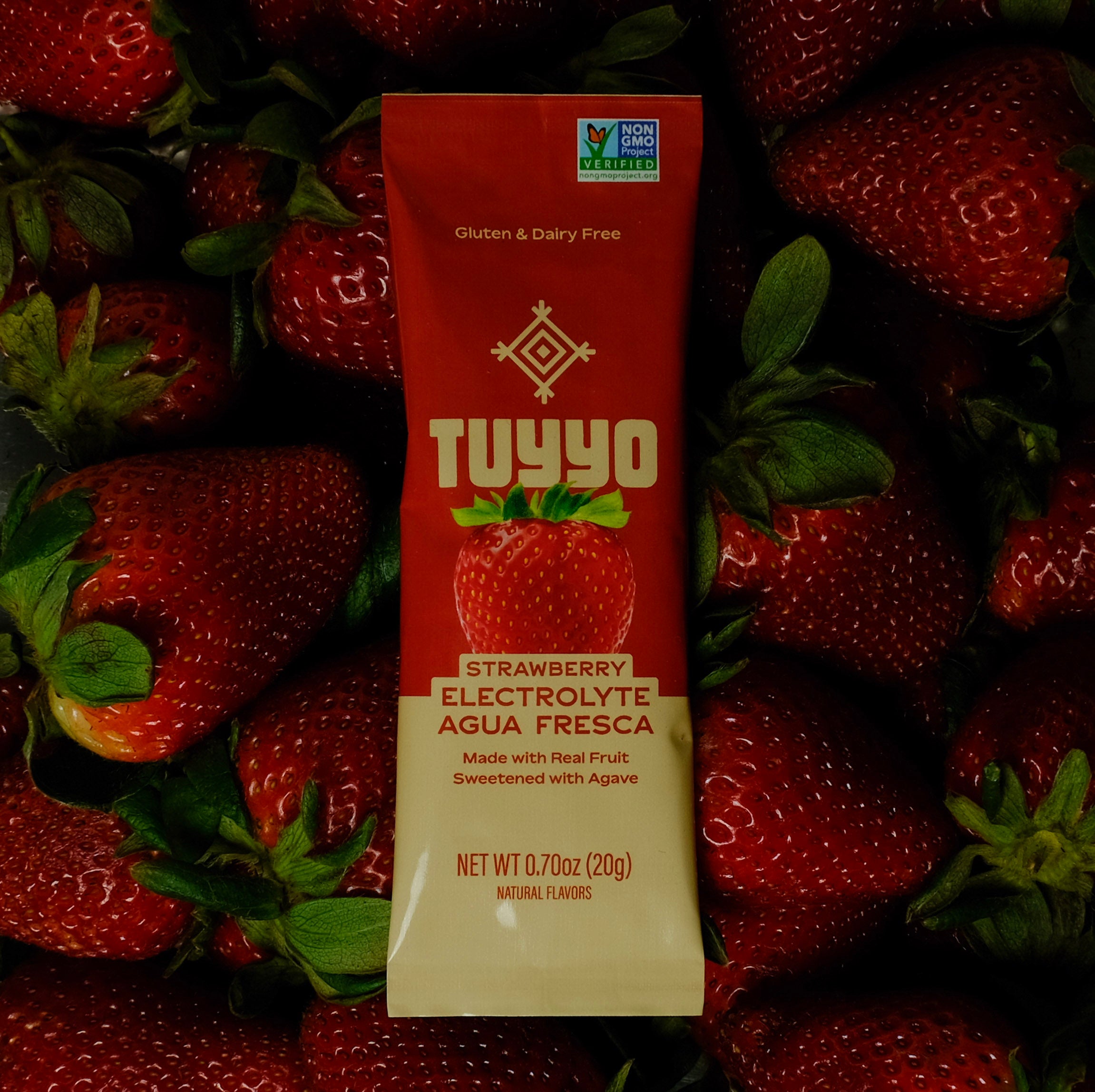 Strawberry Electrolyte Agua Fresca