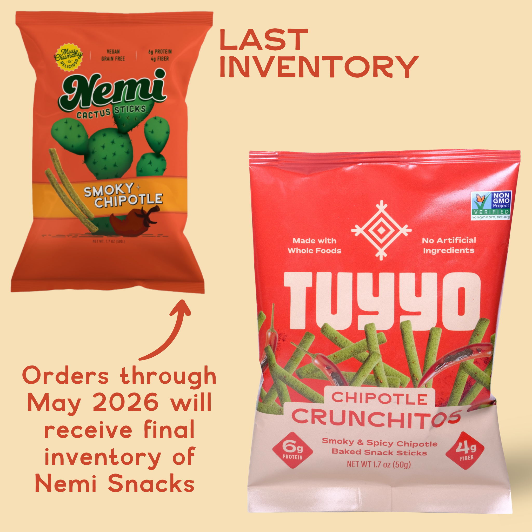 Smoky Chipotle Crunchitos Snacks- 6 Pack