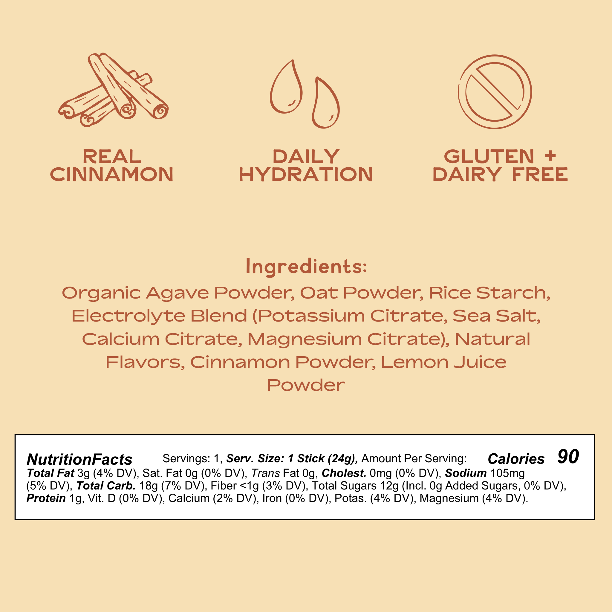 Horchata Electrolyte Agua Fresca