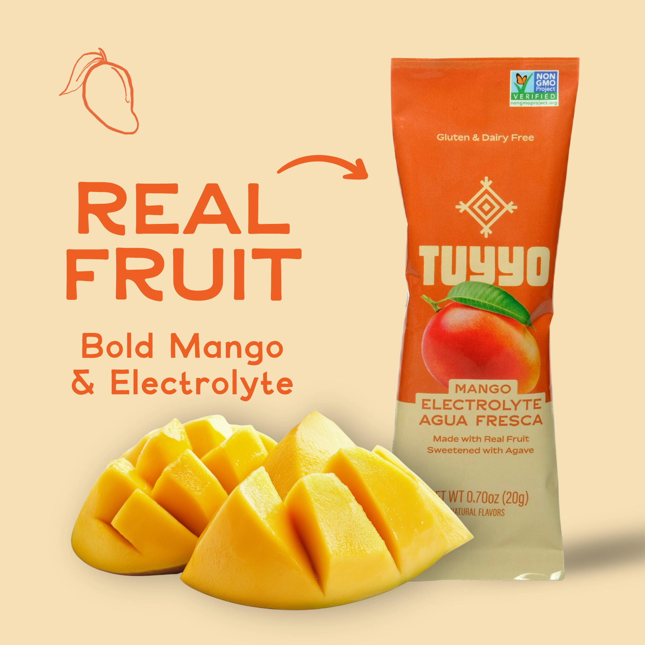 Mango Electrolyte Agua Fresca