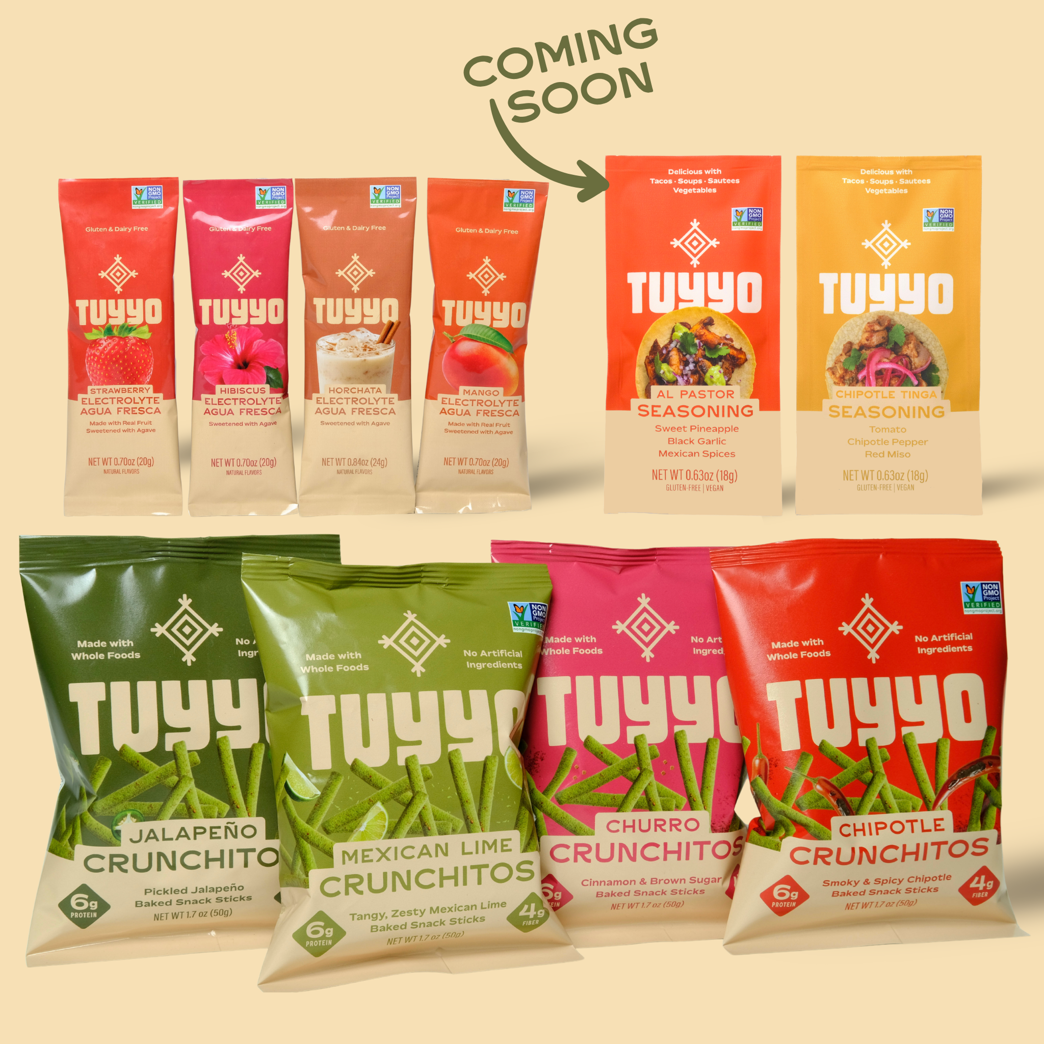 Starter Pack — Crunchitos, Taco Seasonings & Agua Fresca