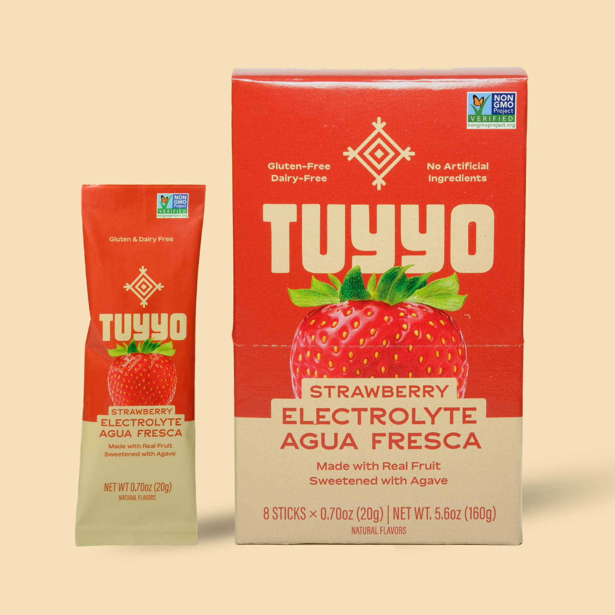 Strawberry Electrolyte Agua Fresca 8-Pack