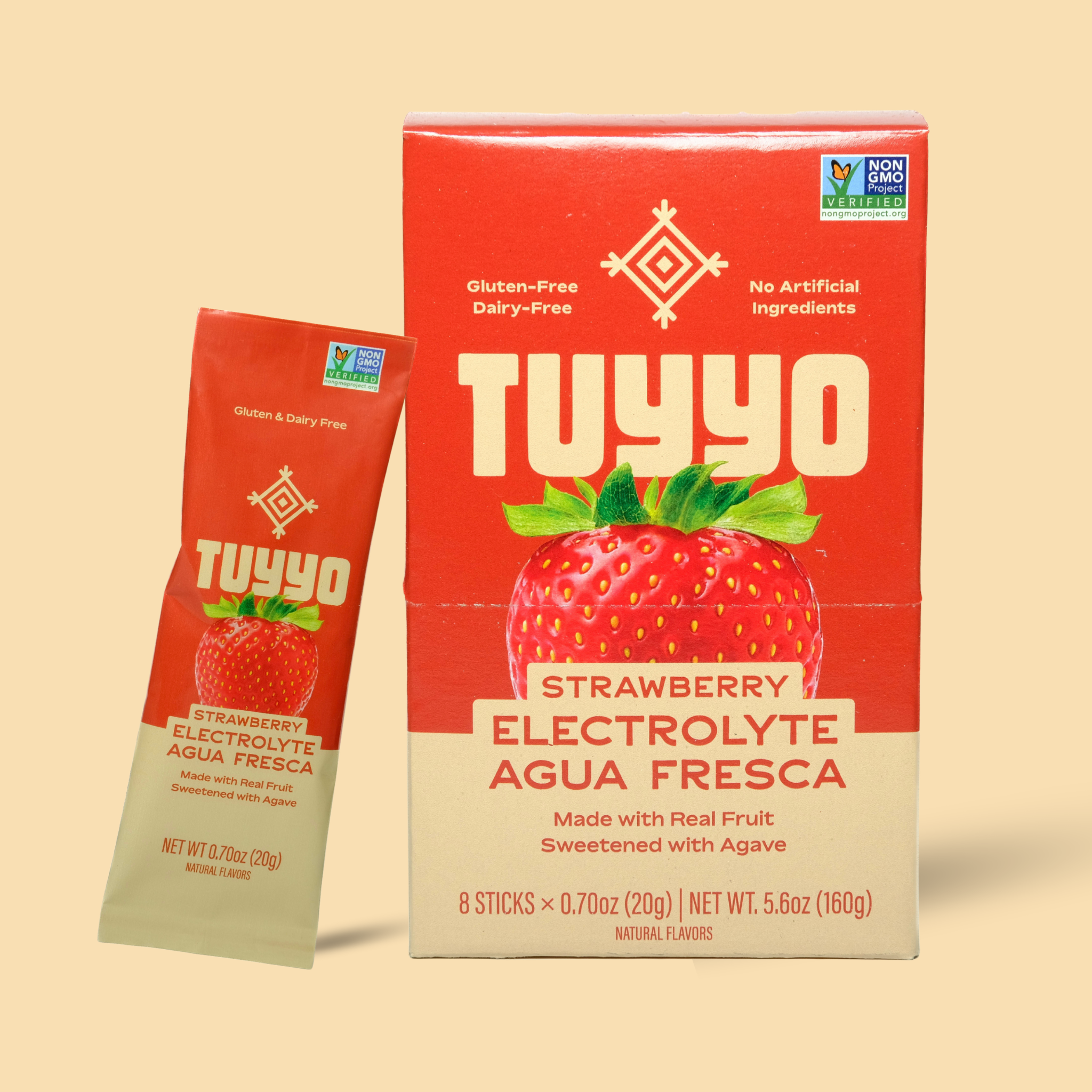 Strawberry Electrolyte Agua Fresca 8-Pack
