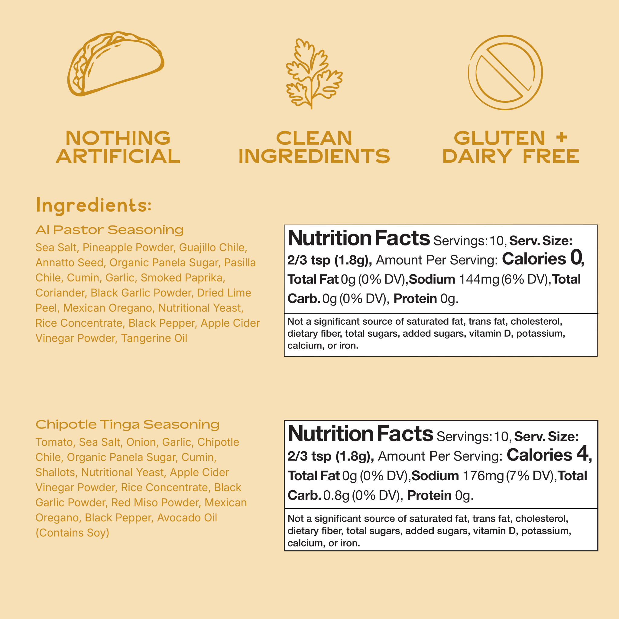 Starter Pack — Crunchitos, Taco Seasonings & Agua Fresca