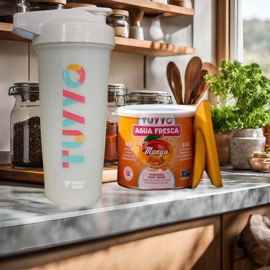 Shaker Bottle + Mango Agua Fresca Mix Bundle